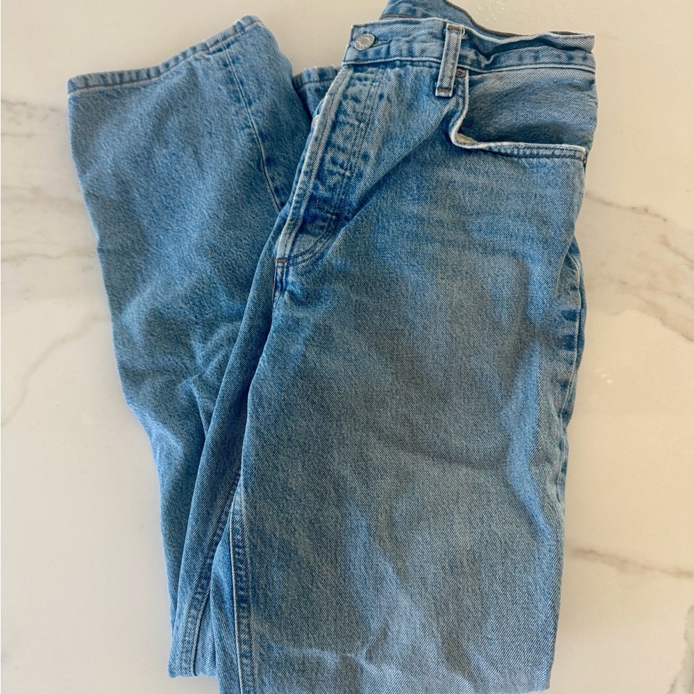 Agolde 90s Pinch Waist High Rise Blue Women's Jeans